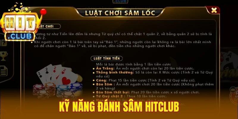 Kỹ năng đánh sâm Hitclub