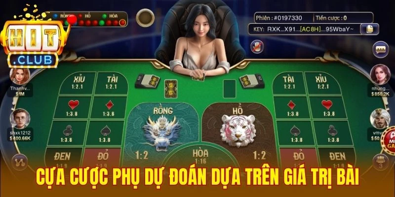 Cựa cược phụ dự đoán dựa trên giá trị bài