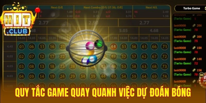 Quy tắc game quay quanh việc dự đoán bóng